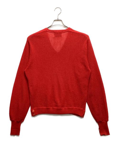 Pebble Beach（ペブルビーチ）Pebble Beach (ペブルビーチ) 60’S アルパカニット レッド サイズ:42の古着・服飾アイテム