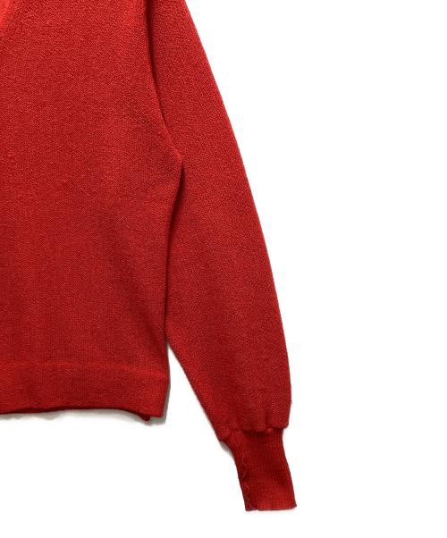 Pebble Beach（ペブルビーチ）Pebble Beach (ペブルビーチ) 60’S アルパカニット レッド サイズ:42の古着・服飾アイテム