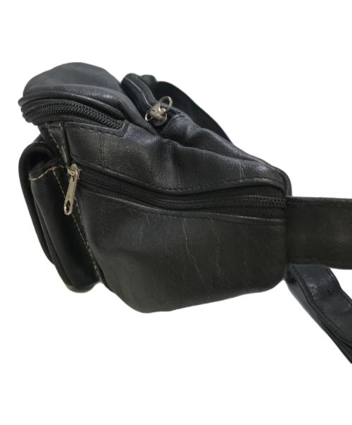 HARLEY-DAVIDSON（ハーレーダビッドソン）HARLEY-DAVIDSON (ハーレーダビッドソン) レザースタッズボディバッグ ブラックの古着・服飾アイテム