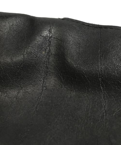 HARLEY-DAVIDSON（ハーレーダビッドソン）HARLEY-DAVIDSON (ハーレーダビッドソン) レザースタッズボディバッグ ブラックの古着・服飾アイテム