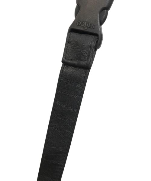 HARLEY-DAVIDSON（ハーレーダビッドソン）HARLEY-DAVIDSON (ハーレーダビッドソン) レザースタッズボディバッグ ブラックの古着・服飾アイテム