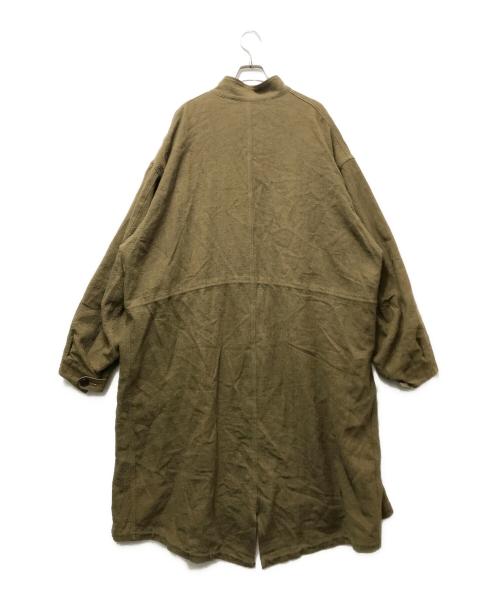 blurhms ROOTSTOCK（ブラームスルーツストック）blurhms ROOTSTOCK (ブラームスルーツストック) 23AW Ramie Wool 65 Coat（ラミーウール65コート）bROOTS23F3 / モッズコート カーキ サイズ:4の古着・服飾アイテム