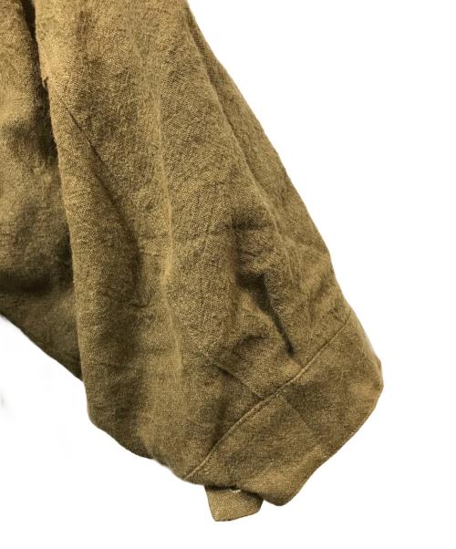 blurhms ROOTSTOCK（ブラームスルーツストック）blurhms ROOTSTOCK (ブラームスルーツストック) 23AW Ramie Wool 65 Coat（ラミーウール65コート）bROOTS23F3 / モッズコート カーキ サイズ:4の古着・服飾アイテム