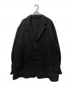 COMOLIコモリ）の古着「24AW 縮絨ウール ジャケット A03-01015」｜ブラック
