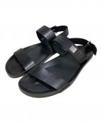 LOUIS VUITTONルイ ヴィトン）の古着「Black Flat Sandal」｜ブラック