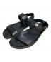 LOUIS VUITTON（ルイ ヴィトン）の古着「Black Flat Sandal」｜ブラック