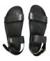 中古・古着 LOUIS VUITTON (ルイ ヴィトン) Black Flat Sandal ブラック サイズ:9：20000円