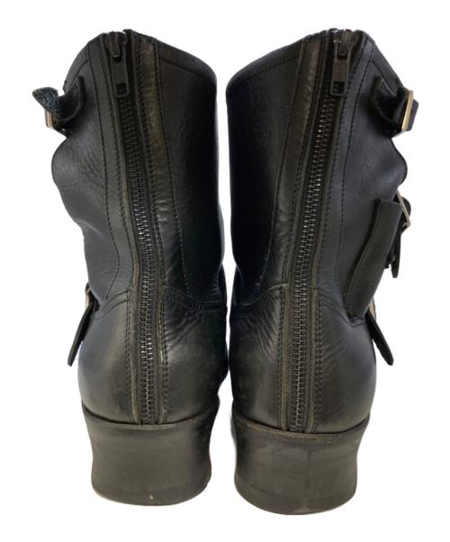 LAD MUSICIAN（ラッドミュージシャン）LAD MUSICIAN (ラッドミュージシャン) エンジニアブーツ ブラック サイズ:44の古着・服飾アイテム