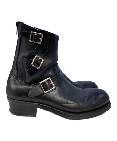 LAD MUSICIAN（ラッドミュージシャン）LAD MUSICIAN (ラッドミュージシャン) エンジニアブーツ ブラック サイズ:44の古着・服飾アイテム