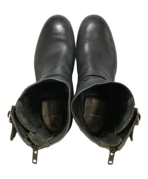 LAD MUSICIAN（ラッドミュージシャン）LAD MUSICIAN (ラッドミュージシャン) エンジニアブーツ ブラック サイズ:44の古着・服飾アイテム