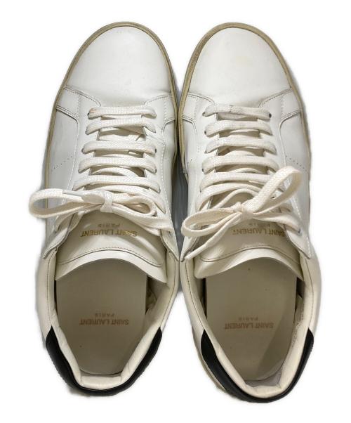 Saint Laurent Paris（サンローランパリ）Saint Laurent Paris (サンローランパリ) COURT CLASSIC SL/06 SNEAKERS ホワイト サイズ:43　1/2の古着・服飾アイテム