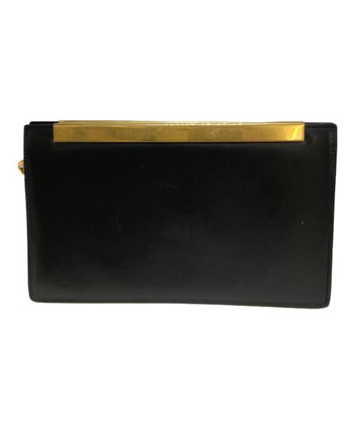 Saint Laurent Paris（サンローランパリ）Saint Laurent Paris (サンローランパリ) クラッチバッグ ブラックの古着・服飾アイテム