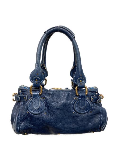 Chloe（クロエ）Chloe (クロエ) ハンドバッグ ブルーの古着・服飾アイテム