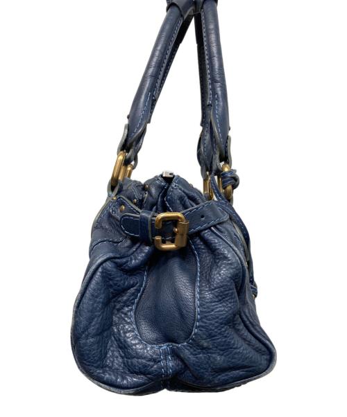 Chloe（クロエ）Chloe (クロエ) ハンドバッグ ブルーの古着・服飾アイテム