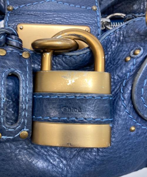 Chloe（クロエ）Chloe (クロエ) ハンドバッグ ブルーの古着・服飾アイテム