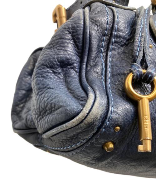 Chloe（クロエ）Chloe (クロエ) ハンドバッグ ブルーの古着・服飾アイテム