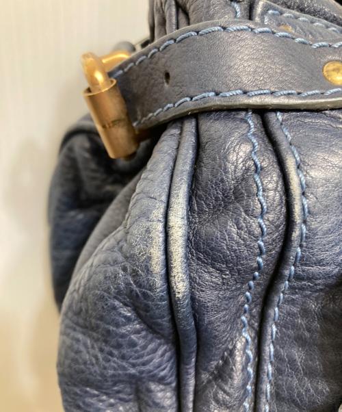 Chloe（クロエ）Chloe (クロエ) ハンドバッグ ブルーの古着・服飾アイテム