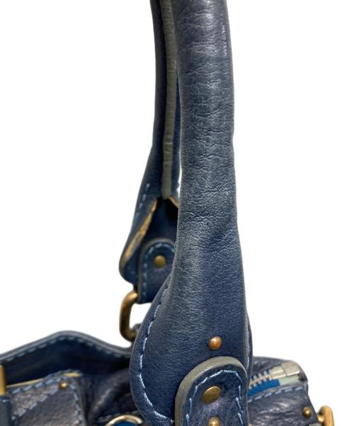 Chloe（クロエ）Chloe (クロエ) ハンドバッグ ブルーの古着・服飾アイテム