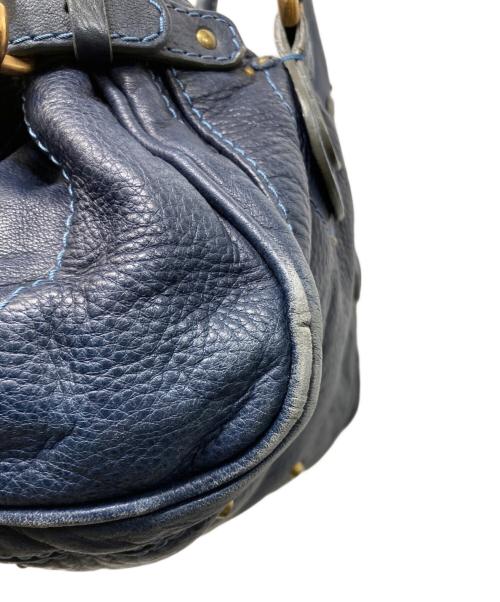 Chloe（クロエ）Chloe (クロエ) ハンドバッグ ブルーの古着・服飾アイテム