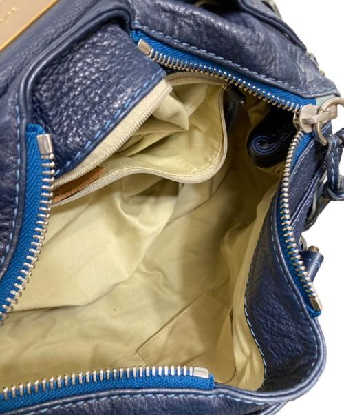 Chloe（クロエ）Chloe (クロエ) ハンドバッグ ブルーの古着・服飾アイテム