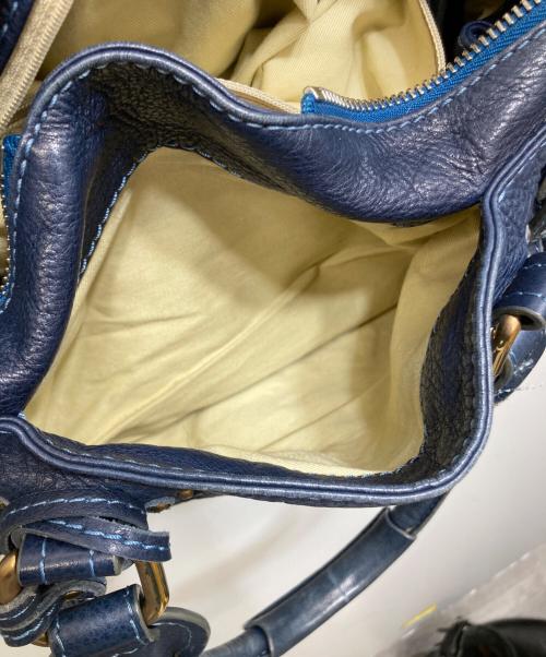 Chloe（クロエ）Chloe (クロエ) ハンドバッグ ブルーの古着・服飾アイテム