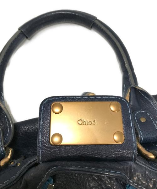 Chloe（クロエ）Chloe (クロエ) ハンドバッグ ブルーの古着・服飾アイテム