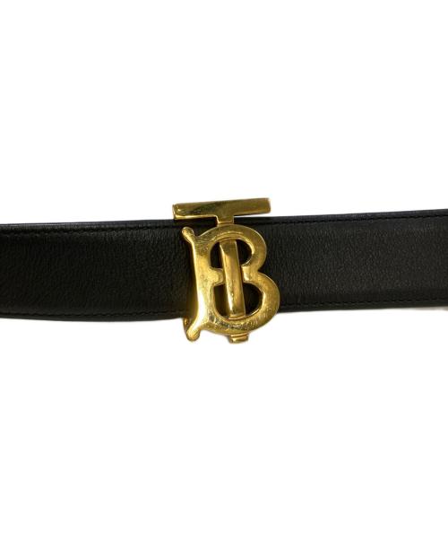 BURBERRY（バーバリー）BURBERRY (バーバリー) TBバックルベルト ブラックの古着・服飾アイテム