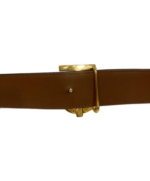 BURBERRY（バーバリー）BURBERRY (バーバリー) TBバックルベルト ブラックの古着・服飾アイテム