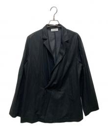 ESTNATION（エストネーション）の古着「シアーダブルテーラードジャケット」｜ブラック