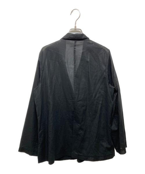 ESTNATION（エストネーション）ESTNATION (エストネーション) シアーダブルテーラードジャケット ブラック サイズ:38の古着・服飾アイテム