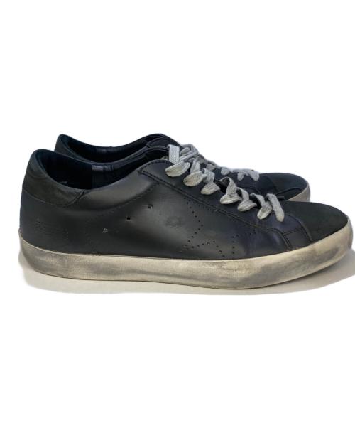 GOLDEN GOOSE（ゴールデングース）GOLDEN GOOSE (ゴールデングース) 加工スニーカー ブラック サイズ:41の古着・服飾アイテム