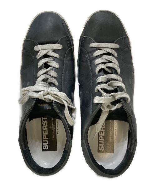 GOLDEN GOOSE（ゴールデングース）GOLDEN GOOSE (ゴールデングース) 加工スニーカー ブラック サイズ:41の古着・服飾アイテム