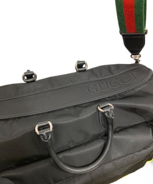 GUCCI（グッチ）GUCCI (グッチ) 2WAYボストンバッグ ブラックの古着・服飾アイテム