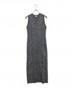 FRAY IDフレイ アイディー）の古着「Iラインリブニットワンピース」｜グレー