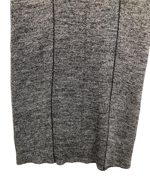 FRAY ID（フレイ アイディー）FRAY ID (フレイ アイディー) Iラインリブニットワンピース グレー サイズ:Fの古着・服飾アイテム