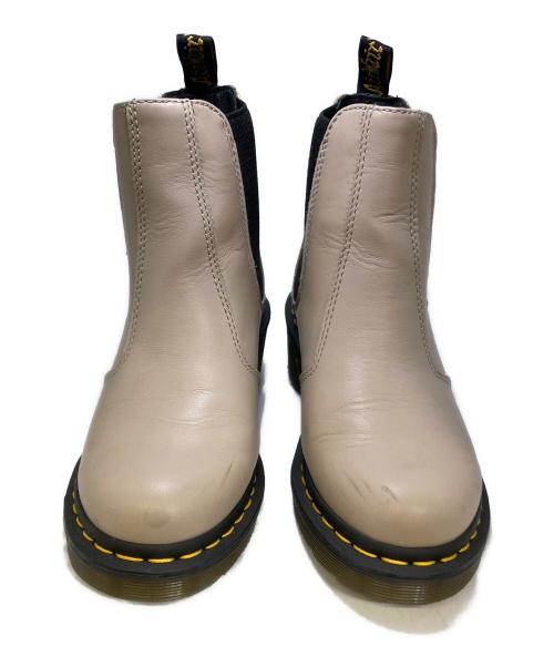 Dr.Martens（ドクターマーチン）Dr.Martens (ドクターマーチン) サイドゴアブーツ ベージュ サイズ:37の古着・服飾アイテム