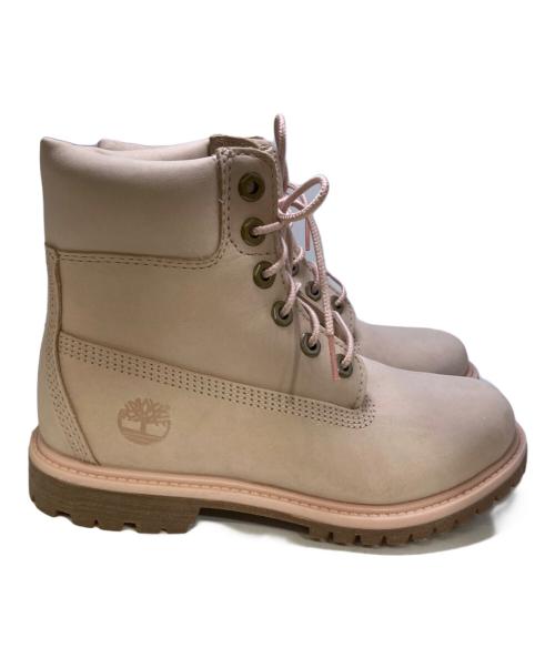 Timberland（ティンバーランド）Timberland (ティンバーランド) プレミアム 6インチ ウォータープルーフ ブーツ ピンク サイズ:23の古着・服飾アイテム