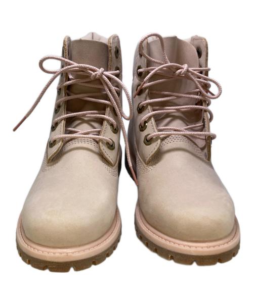 Timberland（ティンバーランド）Timberland (ティンバーランド) プレミアム 6インチ ウォータープルーフ ブーツ ピンク サイズ:23の古着・服飾アイテム