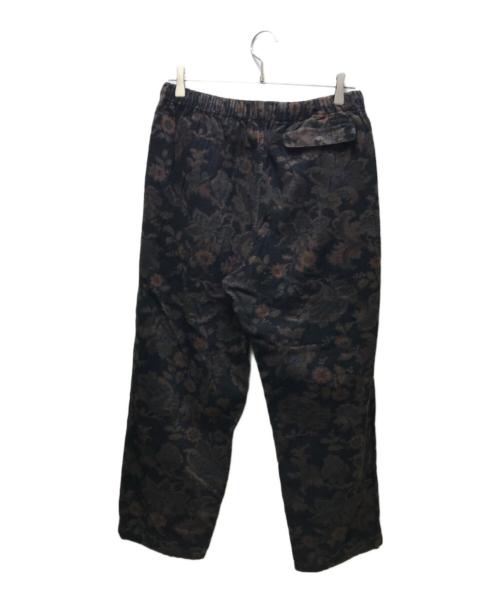 yuan（ユアン）yuan (ユアン) BOTANICAL CORDUROY PANTS（ボタニカルコーデュロイパンツ） ブラック サイズ:FREEの古着・服飾アイテム