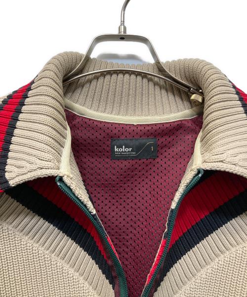 KOLOR（カラー）KOLOR (カラー) ニットドッキングブルゾン グリーン サイズ:1の古着・服飾アイテム