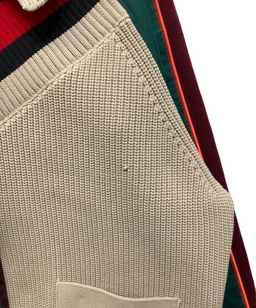 KOLOR（カラー）KOLOR (カラー) ニットドッキングブルゾン グリーン サイズ:1の古着・服飾アイテム