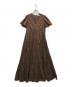 MARIHA（マリハ）の古着「ティアードマキシワンピース」｜ブラウン