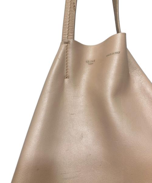 CELINE（セリーヌ）CELINE (セリーヌ) ホリゾンタルカバーレザートートバッグ ピンクの古着・服飾アイテム