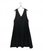 BEARDSLEYビアズリー）の古着「ジャガードジャンパースカート」｜ブラック