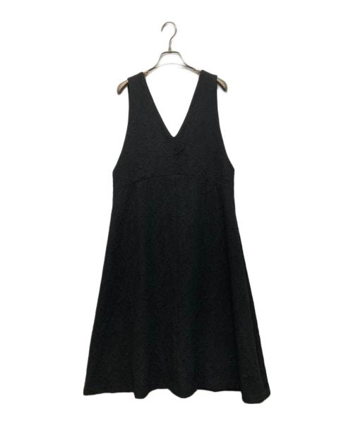 BEARDSLEY（ビアズリー）BEARDSLEY (ビアズリー) ジャガードジャンパースカート ブラックの古着・服飾アイテム