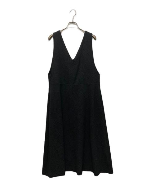 BEARDSLEY（ビアズリー）BEARDSLEY (ビアズリー) ジャガードジャンパースカート ブラックの古着・服飾アイテム