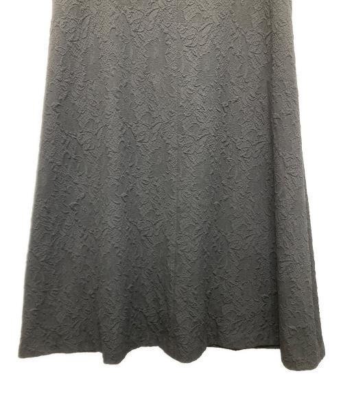 BEARDSLEY（ビアズリー）BEARDSLEY (ビアズリー) ジャガードジャンパースカート ブラックの古着・服飾アイテム