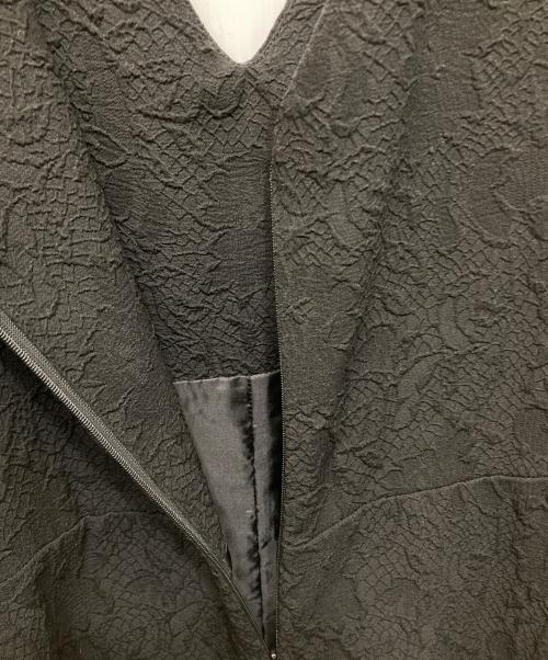 BEARDSLEY（ビアズリー）BEARDSLEY (ビアズリー) ジャガードジャンパースカート ブラックの古着・服飾アイテム