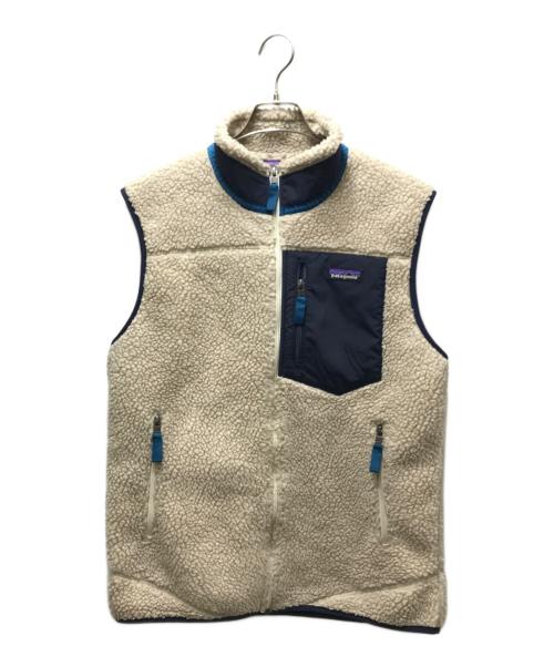 Patagonia（パタゴニア）Patagonia (パタゴニア) CLASSIC RETRO-X VEST 23048 ベージュ サイズ:Mの古着・服飾アイテム