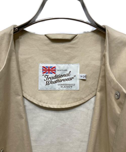 Traditional Weatherwear（トラディショナルウェザーウェア）Traditional Weatherwear (トラディショナルウェザーウェア) ARKLEY LONG コート ベージュ サイズ:34の古着・服飾アイテム